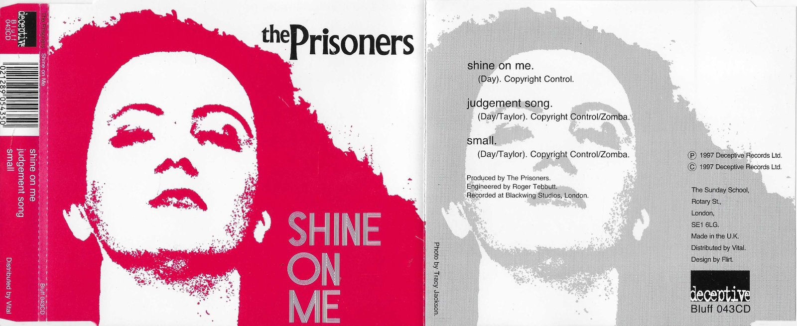 Back cover of BLUFF 043 CD